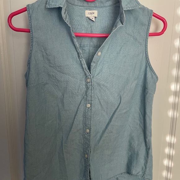 J. Crew Chambray button up - Picture 1 of 3